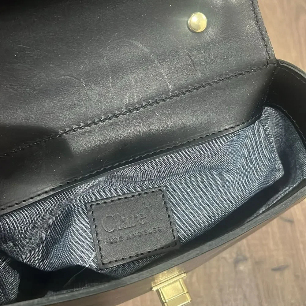 Clare V. Elodie Handbag in Black
